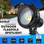 Outdoor 40W Daylight White Led Ultra Bright Spot Lights For Yard House Tree Lawn. Fixed Price $95.49.