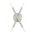 Livex Lighting 46772 Soho 11" Tall Wall Sconce - Nickel. Fixed Price $129.96.