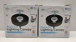 Two (2) Skyx Platforms 5524-MB Skyplug & Play Lighting Canopy Black New. Fixed Price $49.99.