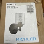 Set Of 2 Kichler Lighting 45910 Oz Wall Sconce Olde Bronze Clear Seeded Glass. Fixed Price $65.00.