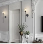 Kco Lighting Mid Century Modern 1-LIGHT Wall Sconce Set , Matte Black. Fixed Price $50.00.