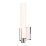 Sonneman 2440-ST Chrome Tubo Slim 13.25" Led Bathroom Sconce With Spine Trim. Fixed Price $440.00.