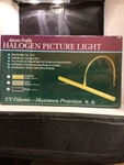 House Troy Advent-slim Profile 7/8" X 16" Satin Polished Brass Picture Light. Fixed Price $45.00.