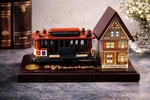 San Francisco Cable Car Animated Music Box Victorian House 39 Powell Sf Trolly. Fixed Price $29.95.