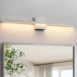 Kaisite 32 In. 1-LIGHT Brushed Nickel Led Vanity Bar Dimmable Bathroom. Fixed Price $31.99.