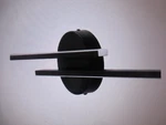 Uixe 21.5 In. 2-LIGHT Black Bathroom Led Vanity Bar Dimmable Sconce. Fixed Price $30.00.