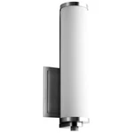 Oxygen Lighting Tempus 1 Sconce, Polished Nickel/matte White 3-5000-20. Fixed Price $209.00.