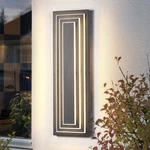 Pack 24'' Outdoor Wall Led Light Modern Black 3-TIER Front Sconce Fixture. Fixed Price $89.99.