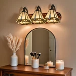 Vintage Wall Sconces 3-LIGHT Dragonfly Decor Over Mirror Vanity Fixtures. Fixed Price $131.99.