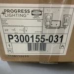 Progress Lighting P300155 Black Adley 2-LIGHT 14"W Bathroom Vanity. Fixed Price $110.00.