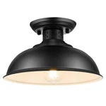 Loehinle Semi Flush Mount Ceiling Light, Industrial Close To Lighting. Fixed Price $30.08.