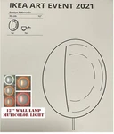 Ikea Art Event 2021 Sabine Marcelis Wall Lamp 12 " Muticolor Light White Steel. Fixed Price $98.99.