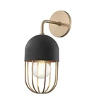 Mitzi H145101-AGB/BK Haley 6" Aged Brass Wall Sconce. Fixed Price $25.32.