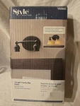 Style Selections 2 Light Vanity Bar Fitter Bronze Finish. Fixed Price $20.00.