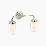 Kohler Lighting 72582-SN Polished Nickel Artifacts Bathroom Vanity. Fixed Price $199.00.