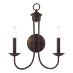 Livex Lighting Estate 2-LIGHT Contemporary Metal Wall Sconce Bronze. Fixed Price $126.99.