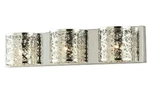 Home Decorators Carterton 3-LIGHT Xenon Chrome Vanity With Crystal Accents. Fixed Price $47.98.