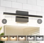 Volisun Modern Bathroom Vanity Light 15.7 Inch, 12W Dimmable 5CCT Led Black. Fixed Price $26.98.