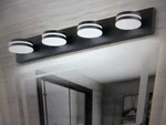 Jusheng 30 In. 4 Light Black Led Vanity Bar With Dimmable 5500K. Fixed Price $56.66.