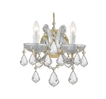 Crystorama 4472-GD-CL-MWP Maria Theresa 2-LIGHT Hand Cut Crystal Sconce. Fixed Price $198.00.