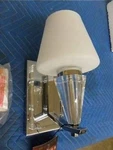 Minka Lavery Chrome 3261-77 Adamas Light Wall Sconce W/ Eldolon Krystal Glass. Fixed Price $99.00.