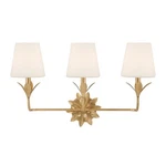 Crystorama Lighting Group 573-OP Broche 25"W Vanity Gold. Fixed Price $398.00.