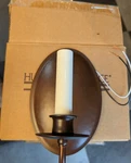 Hubbardton Forge Wall Sconce 20-4210-03 Mahogany Finish Never Installed. Fixed Price $169.00.