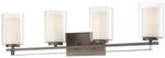 Minka Lavery 6104 Parsons Studio Light 33"W Vantage Bathroom - Smoked Iron. Fixed Price $234.00.