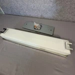 Home Decorators Collection Vanity Light 24IN White/chrome Modern Led Sconce. Fixed Price $49.99.