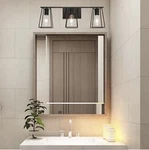Feit Electric Led 3-LIGHT Vanity Fixture (matte Black) New. Fixed Price $88.20.