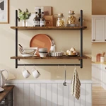 Bestier Pipe Shelf Industrial Floating Shelving 31 Kitchen Wall-mounted. Fixed Price $87.88.