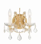 Gold Two Light Wall Sconce From Maria Theresa Collection. Fixed Price $194.00.