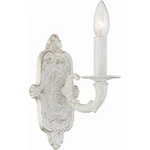 Crystorama 5111-AW Paris Market Sconce Wall Light In Antique White. Fixed Price $138.00.