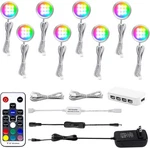 Aiboo Rgb Color Changing Led Under Cabinet Lights Kit,multi Puck. Fixed Price $46.99.