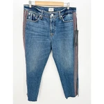 Hudson Womens Jeans 30 Luxe Riley Relaxed Straight Denim Cropped Raw Hem. Fixed Price $31.34.