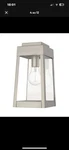 Livex Lighting 20852-91 Nickel Oslo Single 12"H Outdoor Wall Sconce New. Fixed Price $232.00.