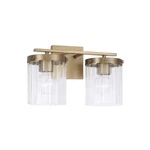 Capital Lighting 156221-555 Vaughn 15"W Vanity Brass. Fixed Price $178.00.
