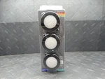 Commercial Electric Plug-in 3-LIGHT Black Led 5CCT Under Cabinet Puck. Fixed Price $32.99.