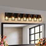 31" Industrial Vintage 5-LIGHT Wall Sconce Black Cage Lighting Fixture Wi. Fixed Price $190.00.