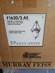 Murray Feiss F1620/2 Pendant Light Antique Silver Pressed Seeded Glass Openbx. Fixed Price $99.99.
