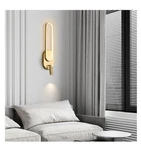 Kco Brass Gold Led Wall Light Indoor Modern Sconce Mid Century Vinta.... Fixed Price $50.00.