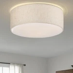 3-LIGHT Ceiling Fixture, 13" Drum Flush Mount Light, Modern Clo.... Fixed Price $63.11.