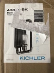 Kichler 43889 Black Imahn 7"W Single Light Wall Sconce. Fixed Price $99.95.