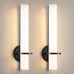 Kaisite Modern Led Black Cylindrical Dimmable Wall Sconce Lights (set Of 2). Fixed Price $69.95.