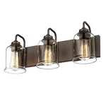 Zeyu 20.5 Inch Farmhouse Bathroom Vanity Fixtures, 3-LIGHT. Fixed Price $48.00.