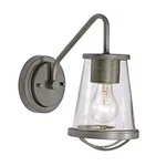 Darby 1-LIGHT Wall Sconce, Weathered Iron, 87001-WI. Fixed Price $49.49.