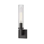 Z-lite Beau Light Wall Sconce In Bronze /clear 3031-1S-BRZ. Fixed Price $148.00.