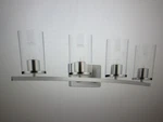 Kichler Crosby 31.25 In. 4-LIGHT Brushed Nickel Bathroom Vanity 45498NICLR. Fixed Price $98.96.
