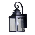 Aa Warehousing Morgan 1-LIGHT Outdoor Wall Mounted Lighting Black Finish. Fixed Price $122.84.