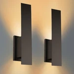 Edwarmlux Indoor Wall Sconces, Modern Lights, Up And 2 Pack, Matt Black. Fixed Price $88.89.